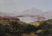 Horatio Mcculloch A View of Loch Lomond oil painting